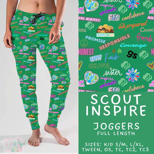 Batch #429 - Cookie Dealer 3 - Closes 10/13 - ETA late Nov - Scout Inspire Joggers