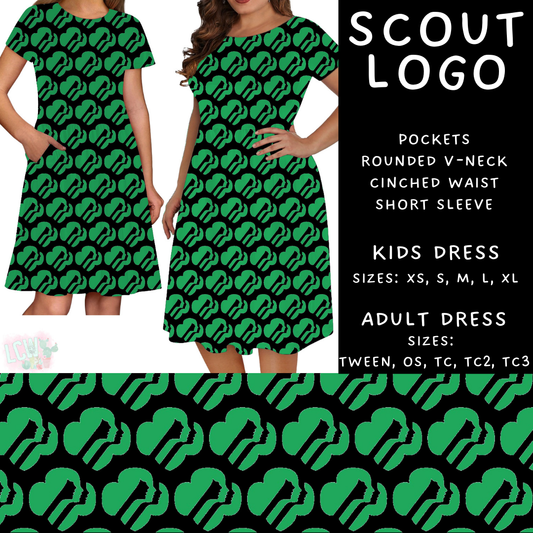 Batch #429 - Cookie Dealer 3 - Closes 10/13 - ETA late Nov - Scout Logo Women's & Girls Dresses