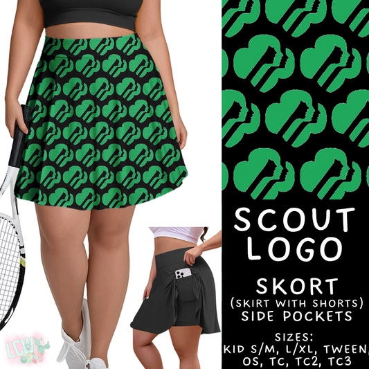 Batch #429 - Cookie Dealer 3 - Closes 10/13 - ETA late Nov - Scout Logo Skort