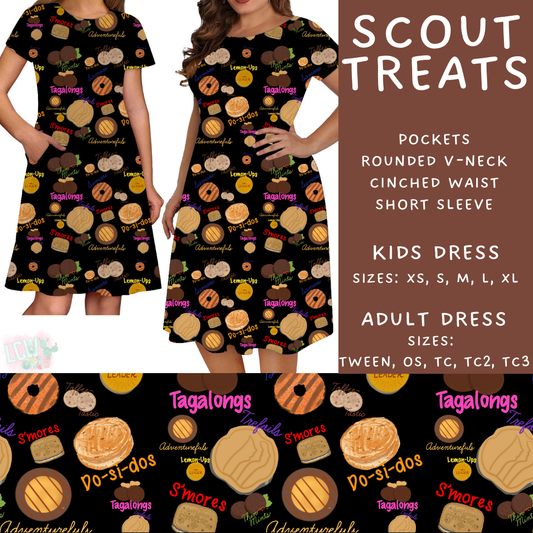 Batch #429 - Cookie Dealer 3 - Closes 10/13 - ETA late Nov - Scout Treats Women's & Girls Dresses
