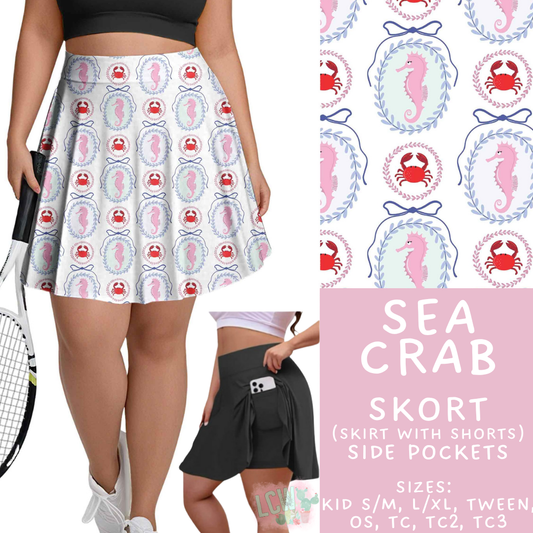 Batch #538 - Fun Run 23 - Closes 6/3 - ETA early August - Sea Crab Skort