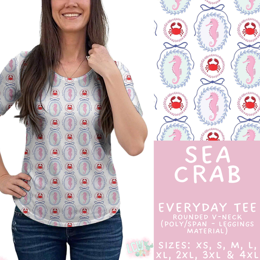 Batch #538 - Fun Run 23 - Closes 6/3 - ETA early August - Sea Crab Everyday Tee