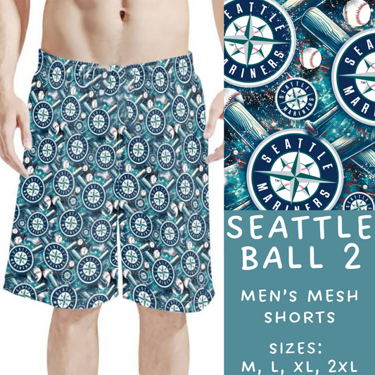 Batch #498 - Strike Out 3 - Closes 3/2 - ETA early May - Seattle Ball 2 Men's Shorts