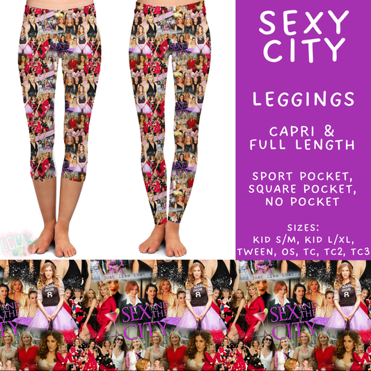 Batch #502 - Show Time - Closes 3/11 - ETA mid May - Sexy City Full and Capri Length Leggings