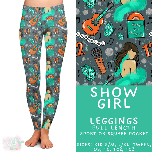 Batch #421 - Fun Run 15 - Closes 9/29 - ETA mid/late Nov - Show Girl Full Length Leggings