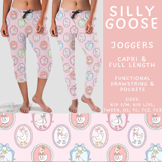 Batch #562 - Fun Run 25 - Closes 7/29 - ETA late Sept - Silly Goose Full and Capri Length Joggers