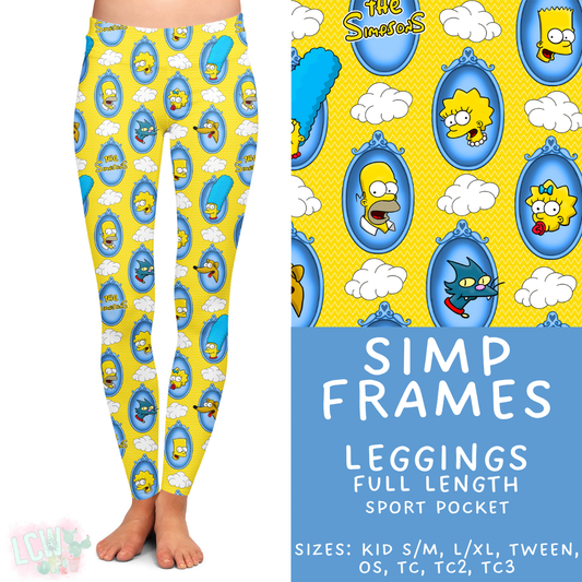 Batch #454 - Cool Characters 10 - Closes 11/26 - ETA mid Jan - Simp Frames Full Length Leggings