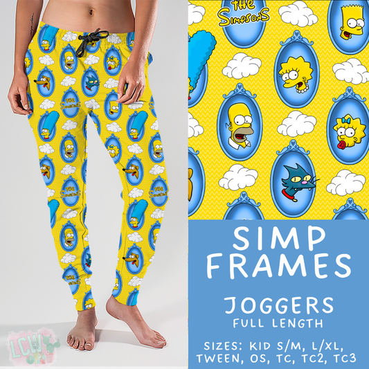 Batch #454 - Cool Characters 10 - Closes 11/26 - ETA mid Jan - Simp Frames Joggers