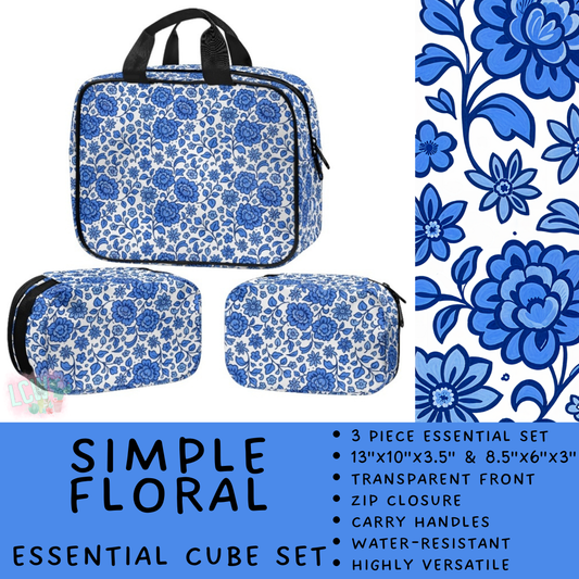 Batch #490 - Essential Cube Sets - Closes 2/13 - ETA mid April - Simple Floral Essential Cube Set