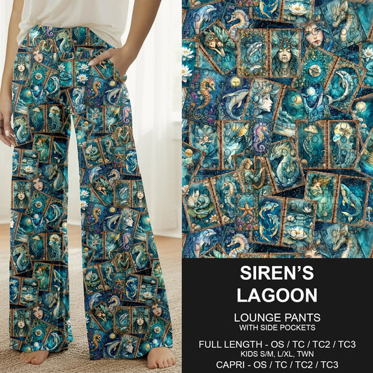 B276 - Preorder Sirens Lagoon Lounge Pants (Closes 3/01. ETA: early May) - Alonna's Legging Land