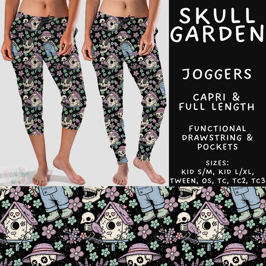 Batch #538 - Fun Run 23 - Closes 6/3 - ETA early August - Skull Garden Full and Capri Length Joggers