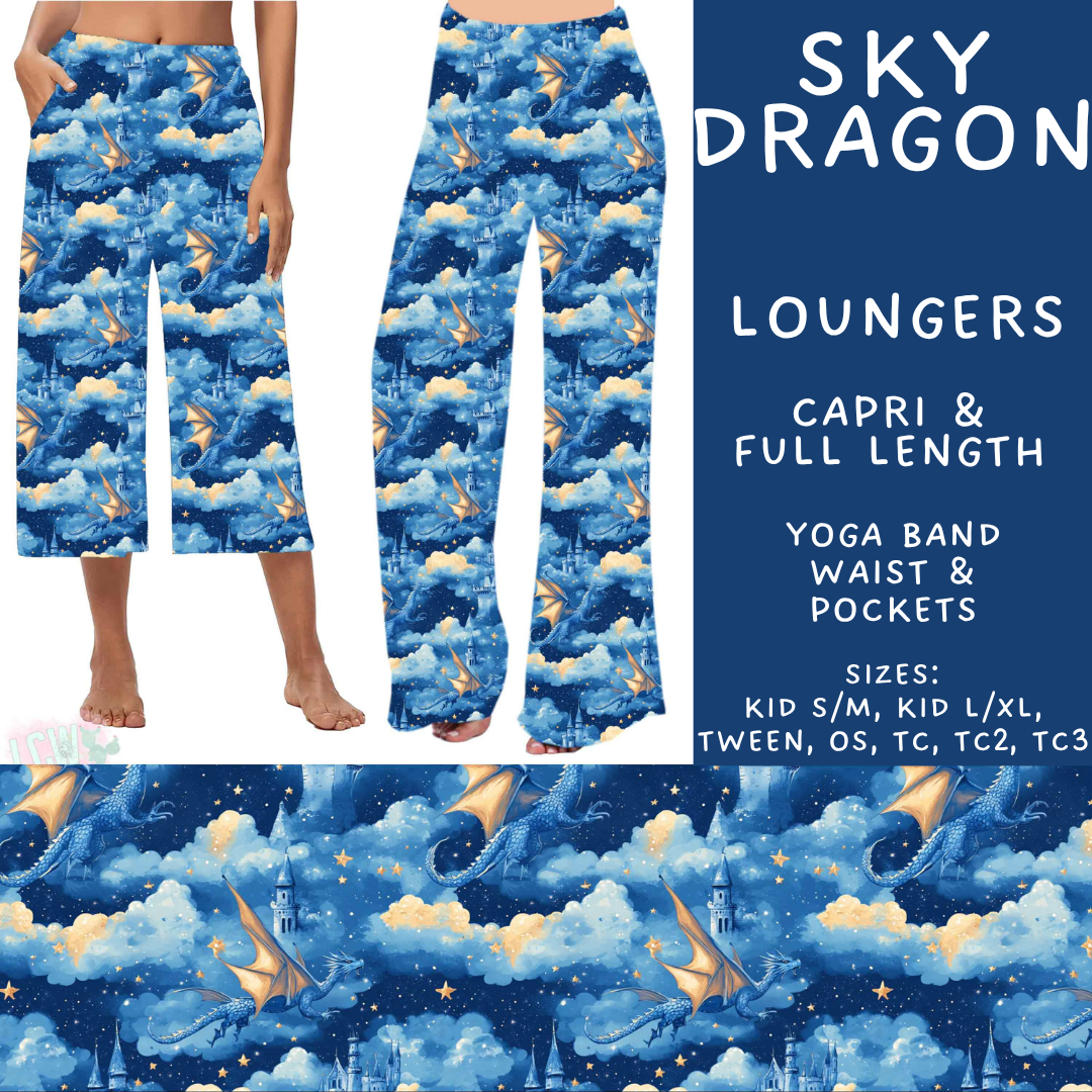 Batch #575 - Fun Run 26 - Closes 8/26 - ETA late October - Sky Dragon Capri and Full Length Loungers