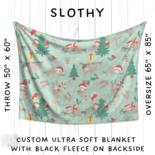 Batch #428 - Christmas Spirit - Closes 10/10 - ETA late Nov - Slothy Blanket