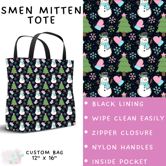 Batch #424 - Jingle All The Way - Closes 10/3 - ETA mid/late Nov - SMen Mitten Tote