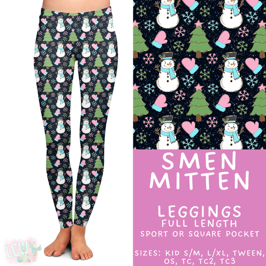 Batch #424 - Jingle All The Way - Closes 10/3 - ETA mid/late Nov - SMen Mitten Full Length Leggings