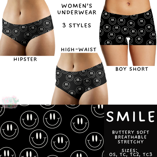 Batch #340 - Comfortable Underwear 4 - Closes 5/16 - ETA early July - Smile Women's Underwear