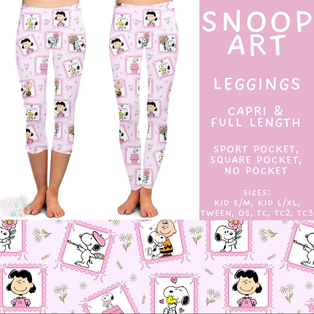 Batch #544 - Cool Characters 16 - Closes 6/17 - ETA mid August - Snoop Art Full and Capri Length Leggings