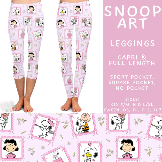 Batch #544 - Cool Characters 16 - Closes 6/17 - ETA mid August - Snoop Art Full and Capri Length Leggings