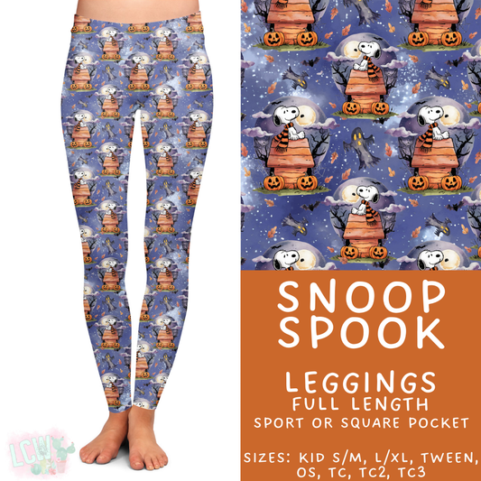 Batch #411 - July Request Run - Closes 9/11 - ETA late October - Snoop Spook Full Length Leggings
