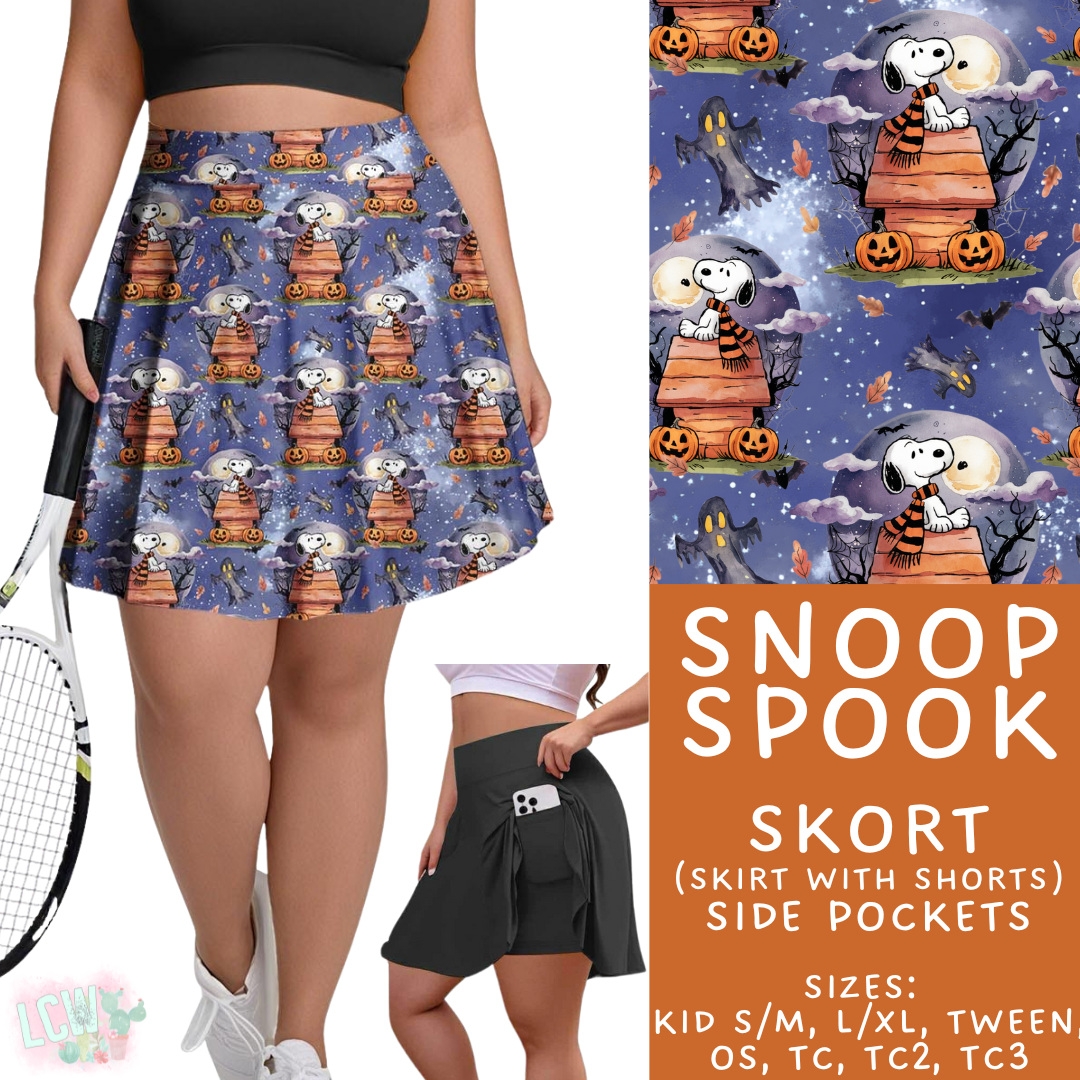 Batch #411 - July Request Run - Closes 9/11 - ETA late October - Snoop Spook Skort