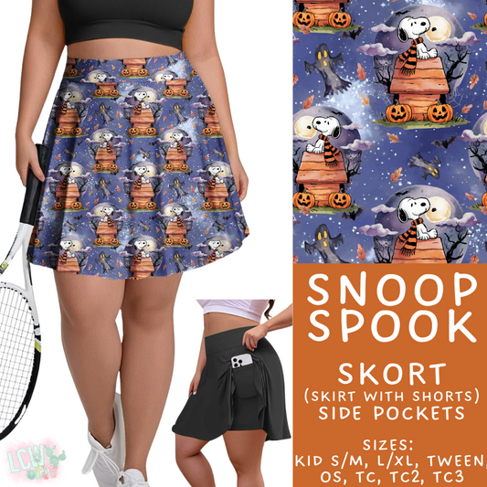 Batch #411 - July Request Run - Closes 9/11 - ETA late October - Snoop Spook Skort