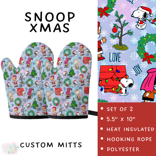 Batch #416 - Baking Spirits Bright 2 - Closes 9/19 - ETA early Nov - Snoop Xmas Oven Mitts