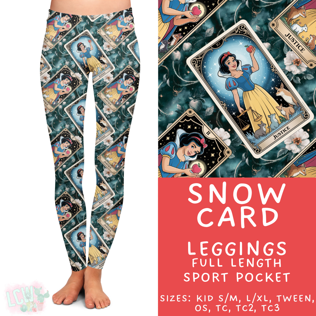 Batch #474 - Princess Tarot - Closes 1/12 - ETA early/mid March - Snow Card Full Length Leggings