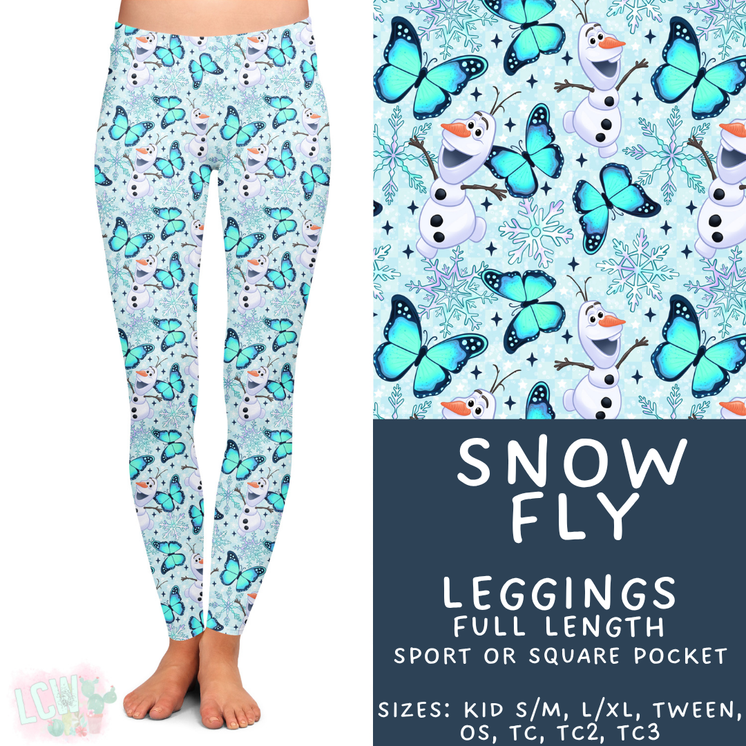Batch #449 - Magical Faves 15 - Closes 11/19 - ETA early Jan - Snow Fly Full Length Leggings