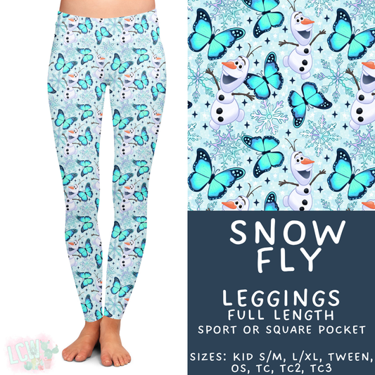 Batch #449 - Magical Faves 15 - Closes 11/19 - ETA early Jan - Snow Fly Full Length Leggings