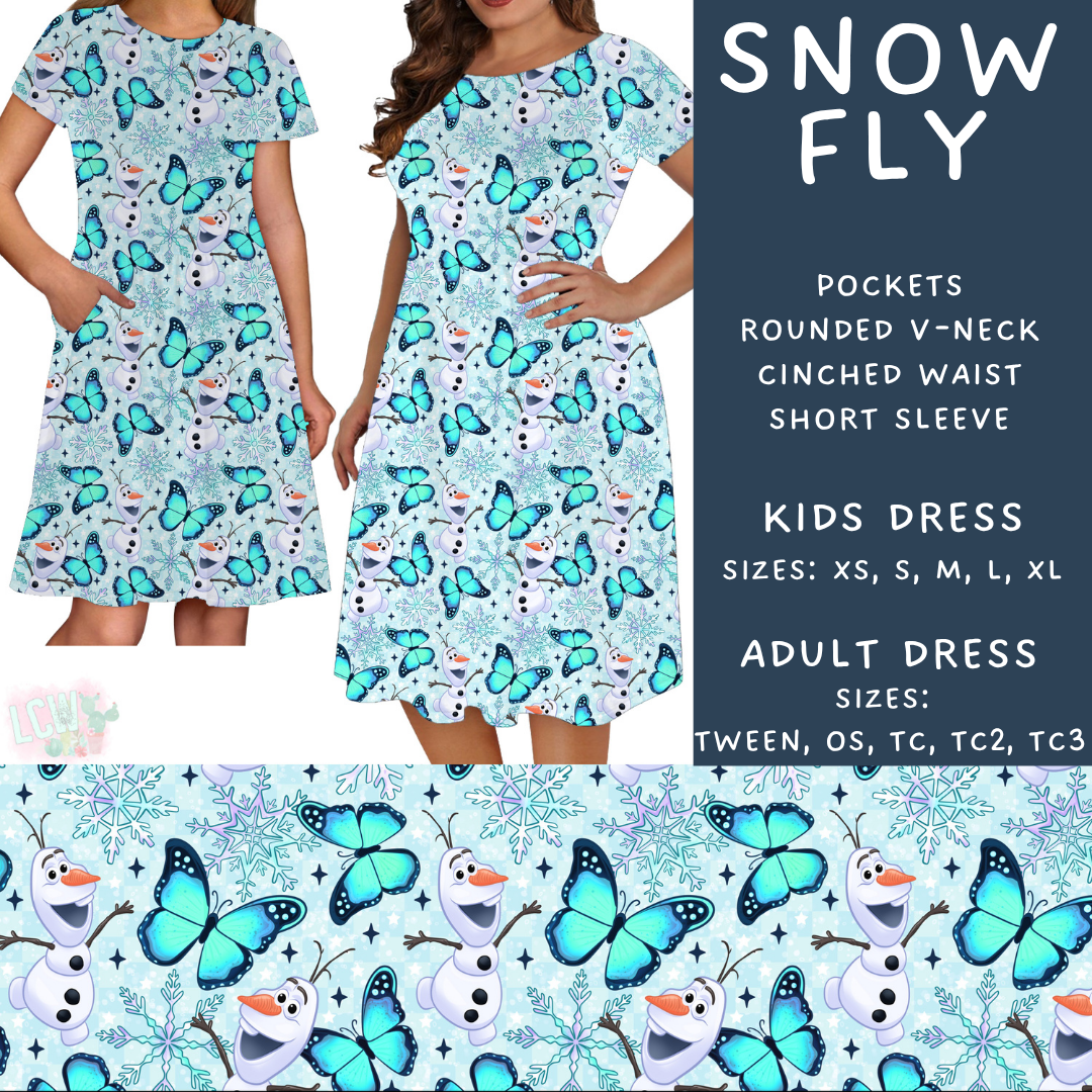Batch #449 - Magical Faves 15 - Closes 11/19 - ETA early Jan - Snow Fly Womens & Girls Dresses