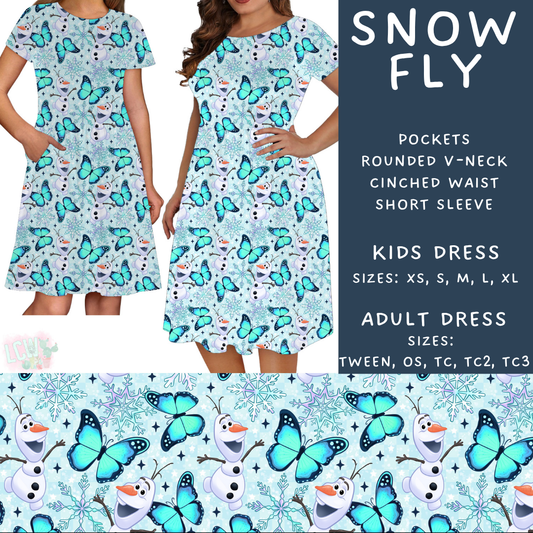 Batch #449 - Magical Faves 15 - Closes 11/19 - ETA early Jan - Snow Fly Womens & Girls Dresses