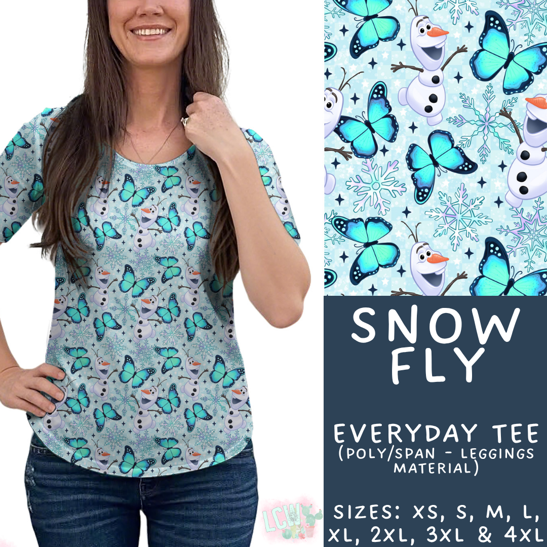 Batch #449 - Magical Faves 15 - Closes 11/19 - ETA early Jan - Snow Fly Everyday Tee