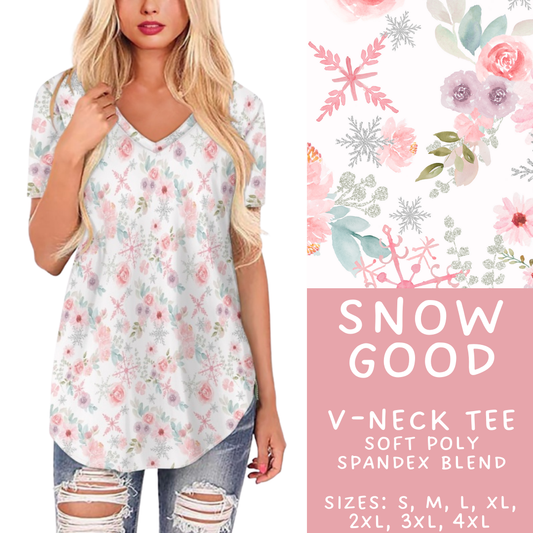 Batch #428 - Christmas Spirit - Closes 10/10 - ETA late Nov - Snow Good V-Neck Tee