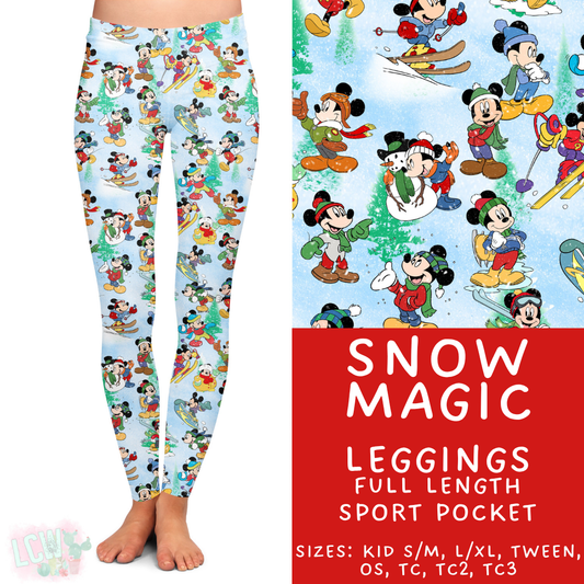 Batch #434 - Magical Christmas - Closes 10/22 - ETA early Dec - Snow Magic Full Length Leggings