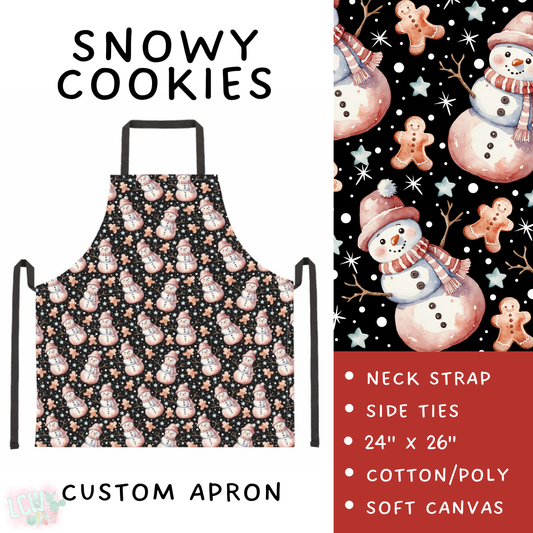 Batch #416 - Baking Spirits Bright 2 - Closes 9/19 - ETA early Nov - Snowy Cookies Apron