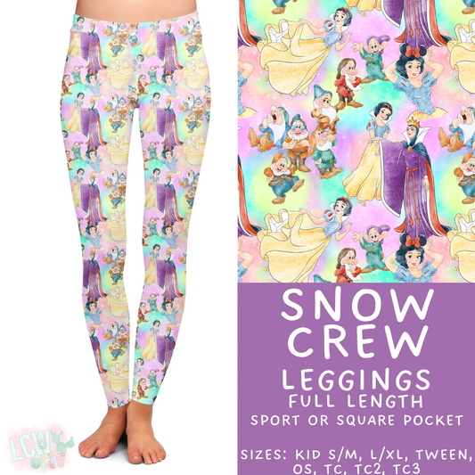 In Production - Batch #419 - Snow Crew Full Length Leggings - Square Pocket OS