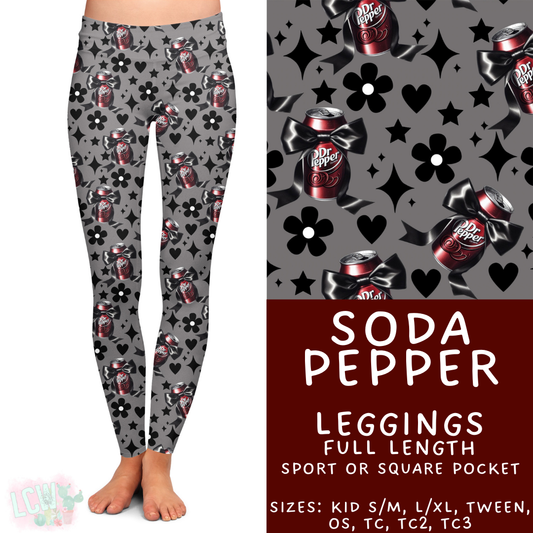 Batch #411 - July Request Run - Closes 9/11 - ETA late October - Soda Pepper Full Length Leggings