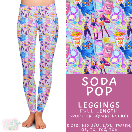 Batch #427 - August Request Run - Closes 10/9 - ETA late Nov - Soda Pop Full Length Leggings