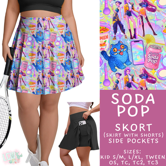 Batch #427 - August Request Run - Closes 10/9 - ETA late Nov - Soda Pop Skort
