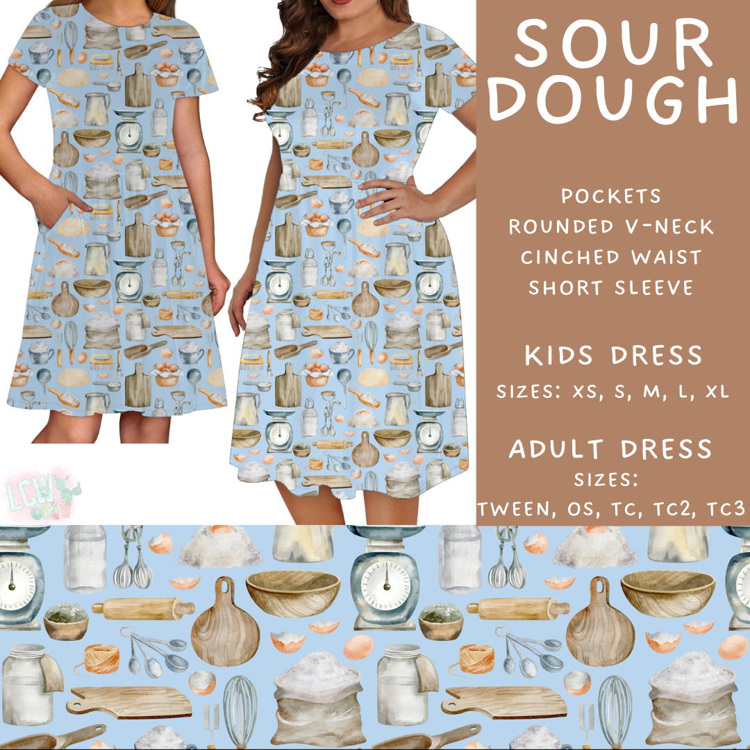 Batch #471 - November Request Run - Closes 1/2 - ETA late Feb - Sour Dough Adult & Kids Dresses