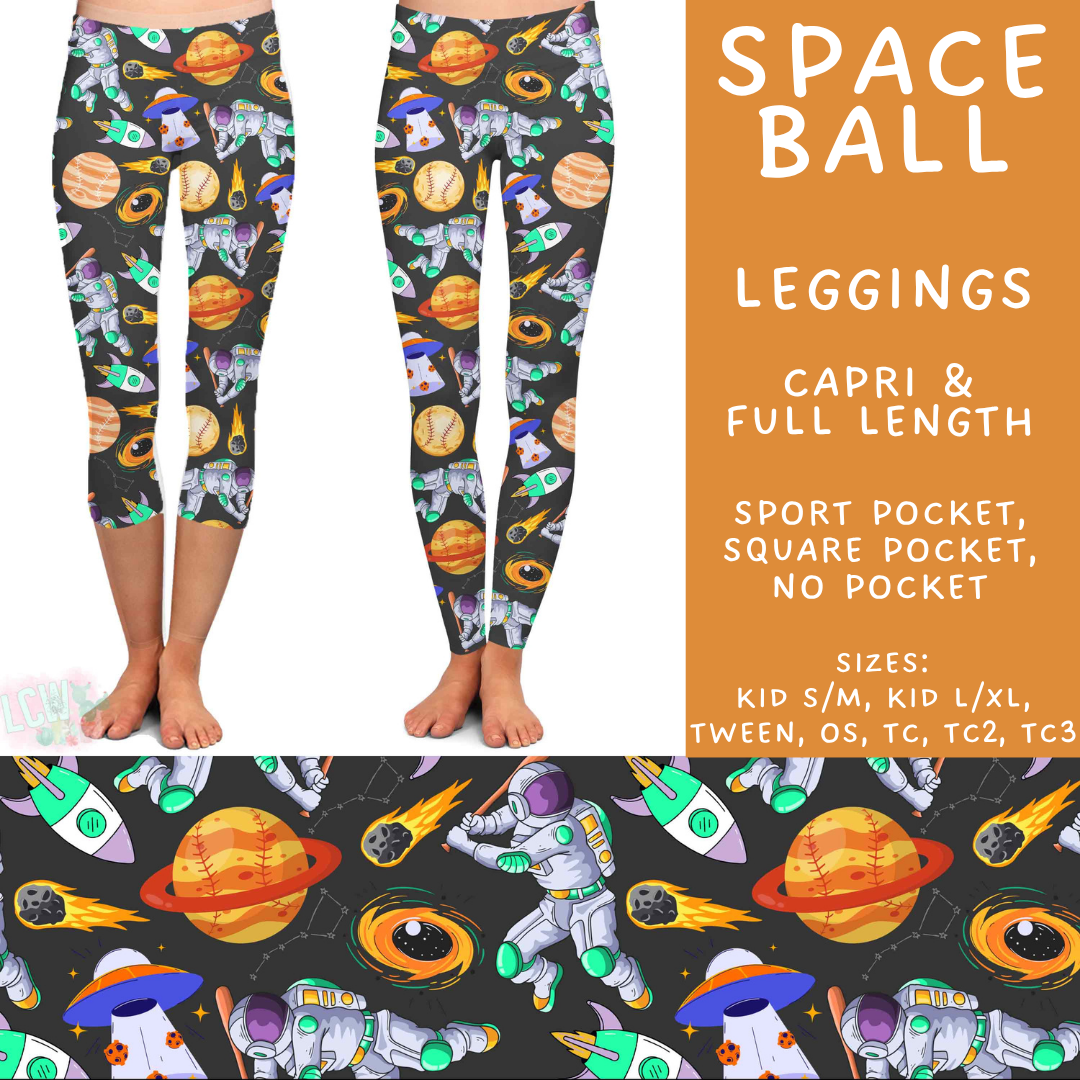 Batch #538 - Fun Run 23 - Closes 6/3 - ETA early August - Space Ball Full and Capri Length Leggings