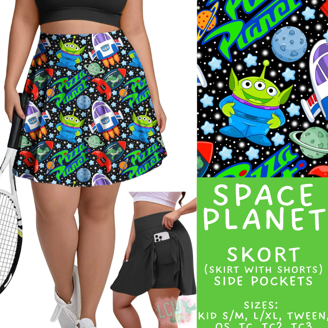 Batch #552 - Magical Faves 22 - Closes 7/6 - ETA early Sept - Space Planet Skort