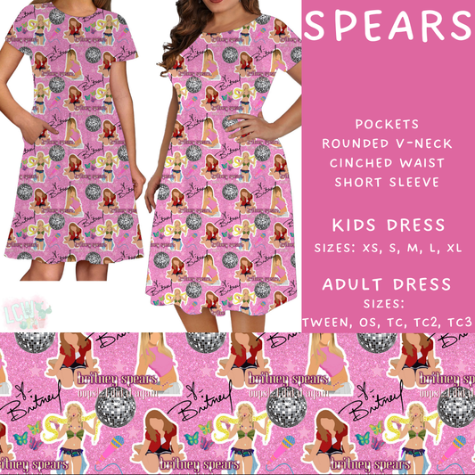 Batch #475 - Stars 2 Collection - Closes 1/14 - ETA early/mid March - Spears Adult & Kids Dresses