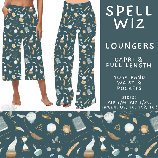 Batch #607 - Fun Run 28 - Closes 11/2 - ETA early Jan - Spell Wiz Capri and Full Length Loungers