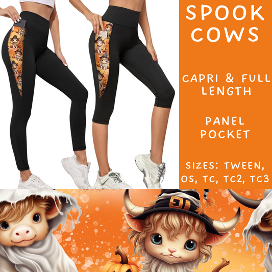 In Production - Batch #378 - Spook Cows Pocket Full Length Legging - TC & TC2