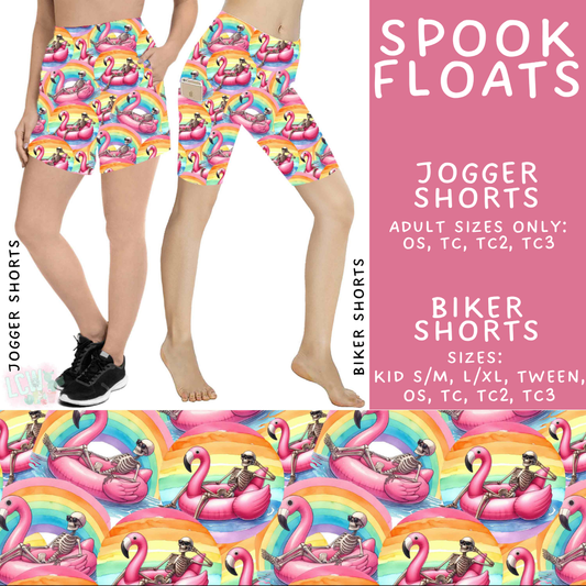 Batch #527 - Spooky Summer 2 - Closes 5/8 - ETA early July - Spook Floats Biker & Jogger Shorts