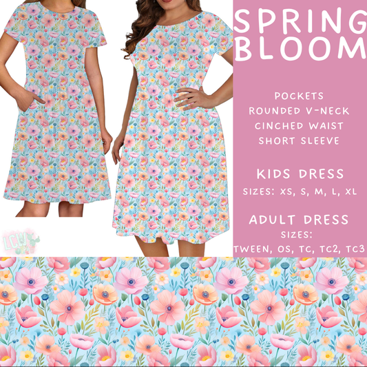 Batch #478 - Bunny Trail Collection - Closes 1/12 ETA - Early March - Spring Bloom Adult & Kids Dresses