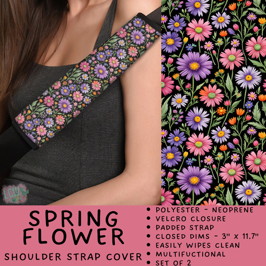 Batch #423 - Car Accessories - Closes 10/2 - ETA mid/late Nov - Spring Flower Shoulder Strap Pads