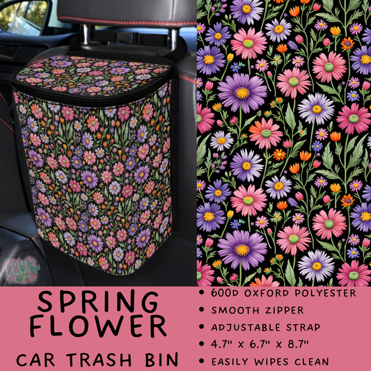 Batch #423 - Car Accessories - Closes 10/2 - ETA mid/late Nov - Spring Flower Car Trash Bin