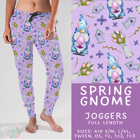 Batch #478 - Bunny Trail Collection - Closes 1/12 ETA - Early March - Spring Gnome Joggers